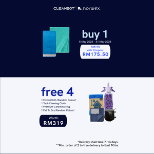 [May Promotion] Norwex Bath Towel Buy 1 Free 4 Tech Cleaning Cloth Enviro Cloth Ceramic Mug Pet To Dry